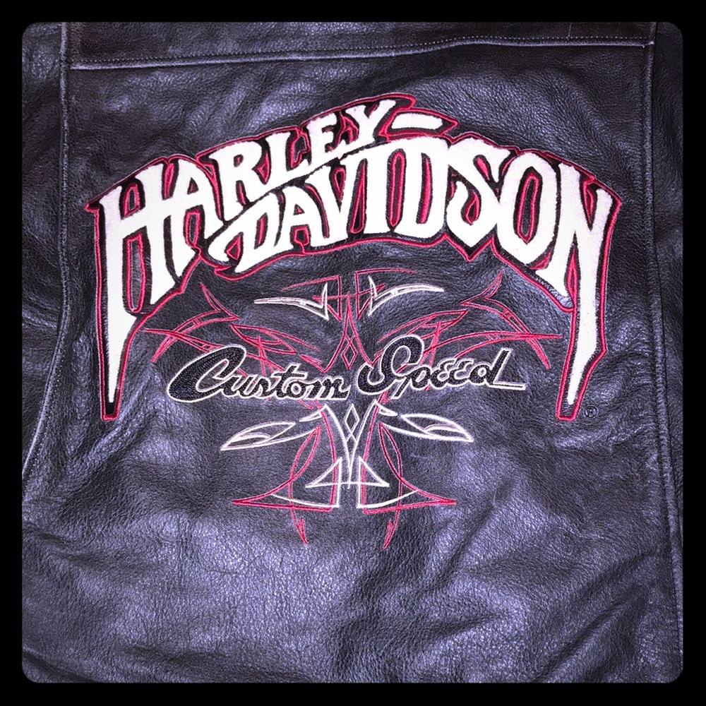 HARLEY DAVIDSON LEATHER JACKET SIZE MEDIUM